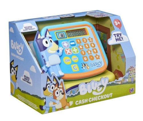 Bluey toy cash register - bluey,