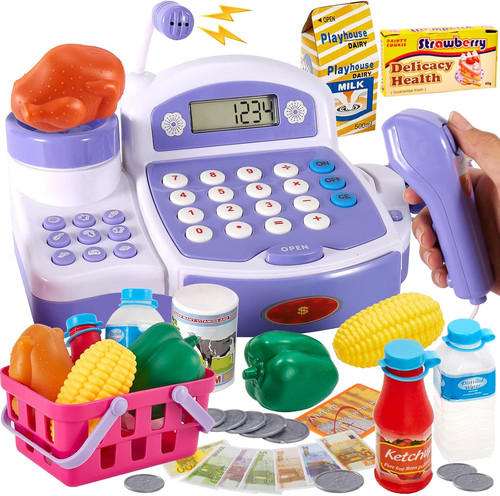 Buyger toy cash register for - cash,