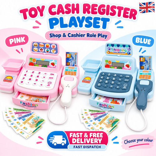 Electronic toy cash register - toy,