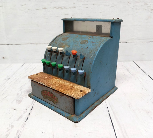 1950s childs cash register - cash,