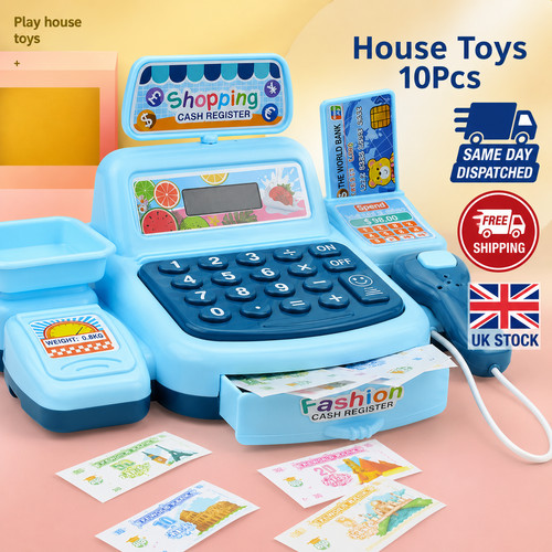 New cash register toy - register,