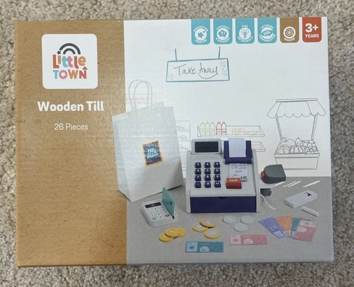 Wooden till aldi little town - till,