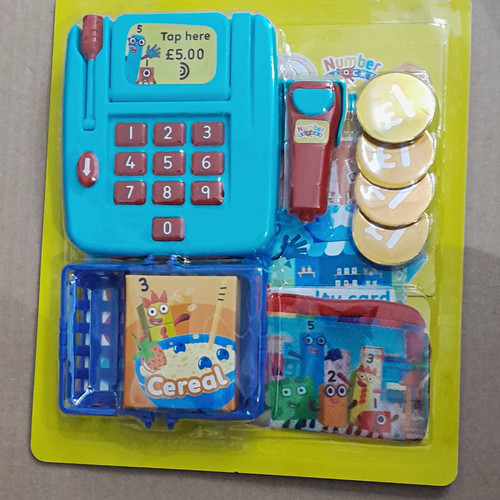 Toy cash register - till, playset