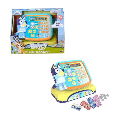 Bluey cash checkout - cash, toy