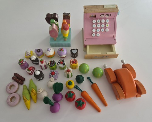 Toy van wooden ice lolly - wooden,