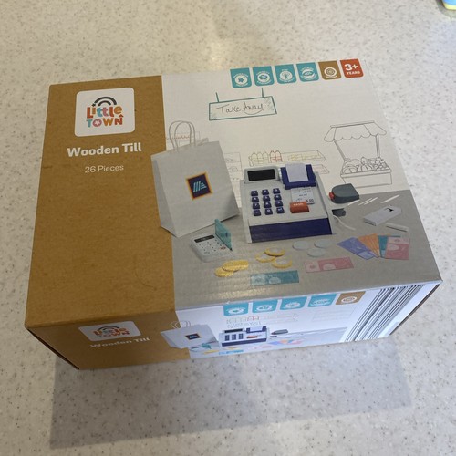 Aldi little town wooden - aldi,