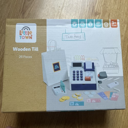Aldi little town wooden - aldi,