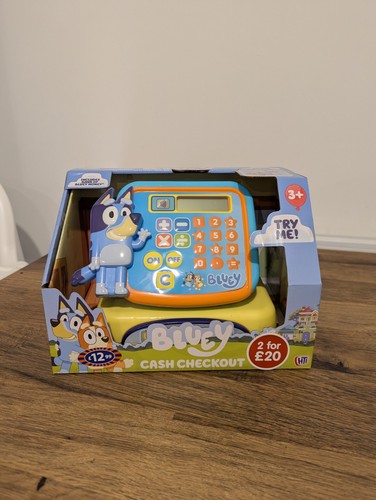 Bluey cash checkout till - bluey,