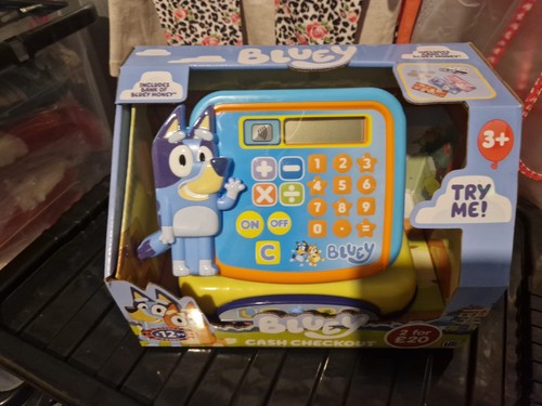 Bluey cash checkout - cash,